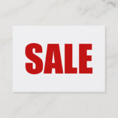 販売名刺 名刺 (裏面)