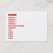 販売名刺 名刺 (正面)