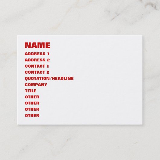 販売名刺 名刺 (正面)