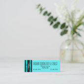 販売員のスタイリストの買物客は個人化なります スキニー名刺 (スタンド正面)