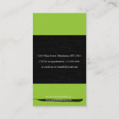 販売員の名刺 名刺 (裏面)