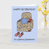 販売員への幸せな退職 カード (黄色い花)