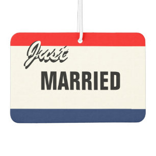 販売店スタイルたった今結婚しました看板 カーエアーフレッシュナー