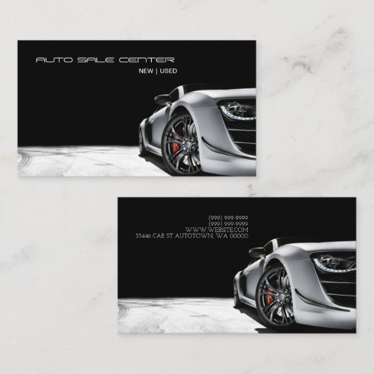 販売店自動販売/販売名刺 名刺 (正面/裏面)