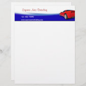 販売店車の員 レターヘッド (正面/裏面)