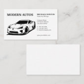 販売店 | スポーツモダンカー | 自動サービス 名刺 (正面/裏面)