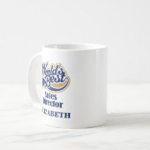 販売所長パーソナライズなマグのギフト コーヒーマグカップ (正面左)