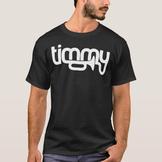 販売最高の- Timmy Trumpetロゴ必須T-Shi Tシャツ (正面)