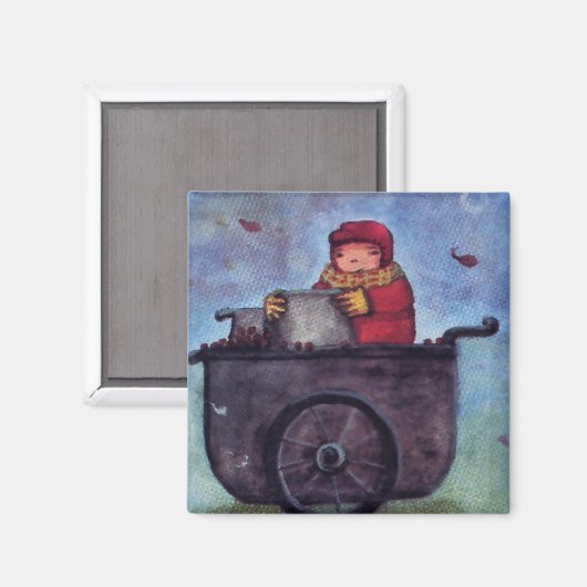 販売栗 マグネット (正面/裏面)