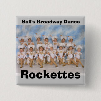 販売法のブロードウェイのダンスRockettes 缶バッジ