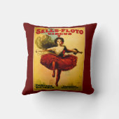 販売法のFlotoのサーカスのプリンセスビクトリアワイヤーダンサー クッション (裏面)