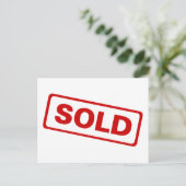 販売済みのサイン ポストカード (スタンド正面)