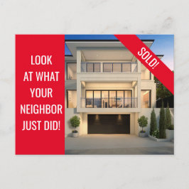 販売済み – おもしろいはがき – 赤 ポストカード