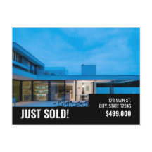 販売済み – 黒モダン – はがき