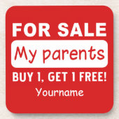 販売用の親カスタムコースター コースター (正面)