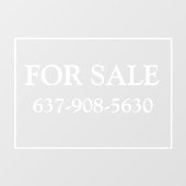 販売用カスタム窓の固定 ウィンドウサイン (シート)