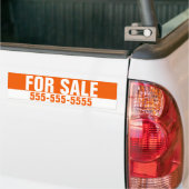 販売用カスタム電話コルゲート バンパーステッカー (トラック上)