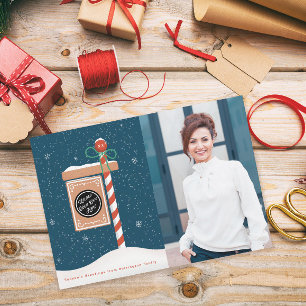 販売用ジンジャーブレッドのサイン不動産仲介業者写真 シーズンカード