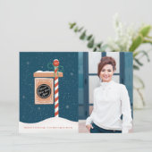 販売用ジンジャーブレッドのサイン不動産仲介業者写真 シーズンカード (スタンド正面)