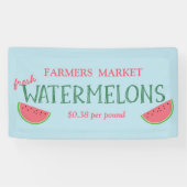 販売用スイカ広告の業務用バナー 横断幕 (横)