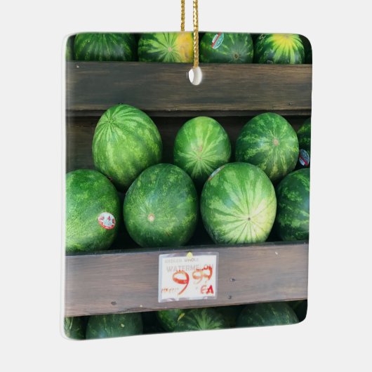 販売用スイカBodega NYC写真 セラミックオーナメント (右)
