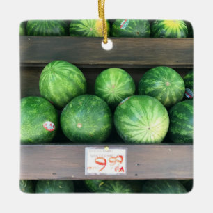 販売用スイカBodega NYC写真 セラミックオーナメント