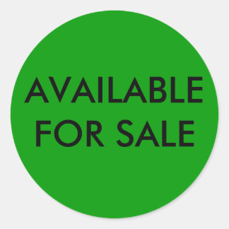 販売用ステッカー ラウンドシール