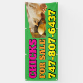 販売用チックスカスタム編集可能バナー 横断幕 (縦)