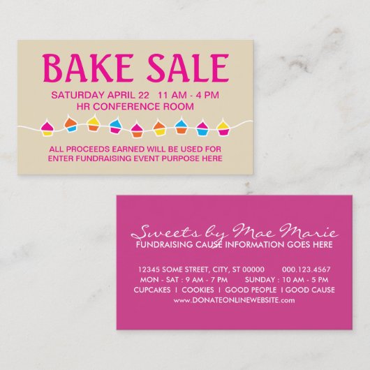 販売用チラシを作る 名刺 (正面/裏面)