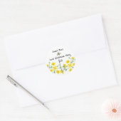 販売用ハチミツカスタム製品ラベル ラウンドシール (封筒)