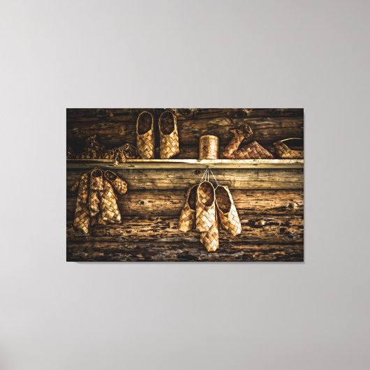 販売用バストシューズ キャンバスプリント (正面)