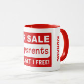 販売用マグカスタムの親 マグカップ (正面右)