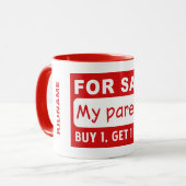 販売用マグカスタムの親 マグカップ (正面左)