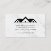 販売用実在不動産代理大理石 予約カード (裏面)