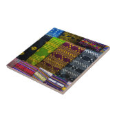 販売用布織物 タイル (側面)