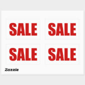 販売用矩形シール 長方形シール (シート)