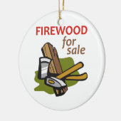 販売用薪 セラミックオーナメント (左)