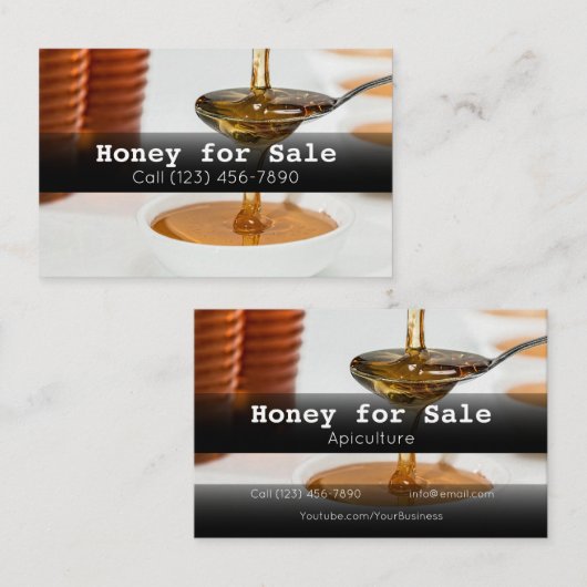 販売用養蜂業者 名刺 (正面/裏面)