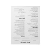 販売者チェックリスト不動産仲介業者 ノートパッド (回転)