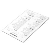 販売者チェックリスト不動産仲介業者 ノートパッド (アングル)