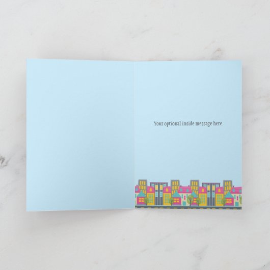 販売者終了おめでとうございます不動産仲介業者カード カード (内部)