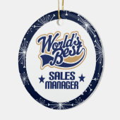 販売部長のギフトのオーナメント セラミックオーナメント (左)