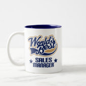 販売部長のギフト(世界のベスト) ツートーンマグカップ (左)