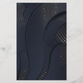 販売金ゴールドブルーブラックテクスチャタイポグラフィ チラシ (裏面)