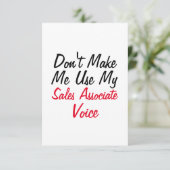 販売関連の音声を使用しない カード (スタンド正面)