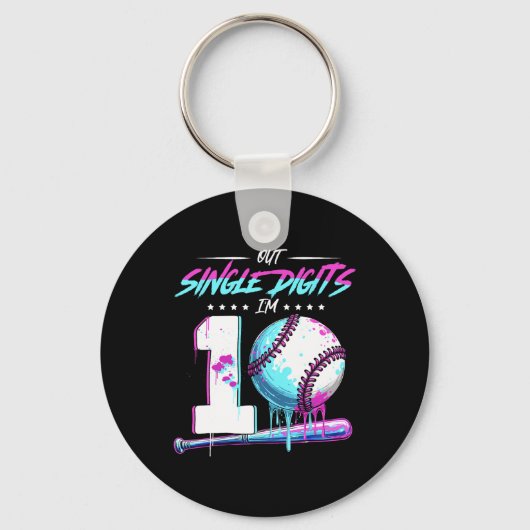 販売10歳誕生日2桁10生 キーホルダー (正面)
