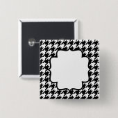 販売-カスタムな名札の千鳥格子のなピン 缶バッジ (正面&裏面)