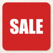 販売 スクエアペーパーコースター (正面)