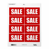 販売 ラベル (フルシート)