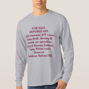 販売-共和党員のため(あなたのための何でもします) Tシャツ